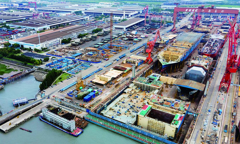 中国船企9月新接订单量市场占有率位居全球第一